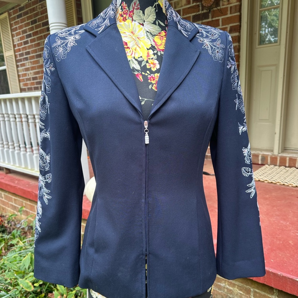 St John Navy Jacket with Sparkle!